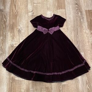 Girls Velvet Holiday Dress